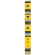 PBL Gold Letters Kente Cloth Stole Cheap