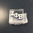 Zeta Small Acrylic Greek Pin Fashion