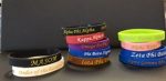 OES Embossed Silicone Wristband Online