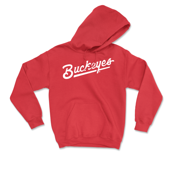 Red Women s Gymnastics Script Hoodie - Savannah Gonzalez Online