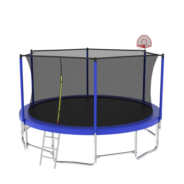 15FT for Kids Children with Safety Enclosure Net Outdoor Backyards Large Recreational Trampoline For Sale