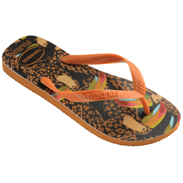 Chinelo Havaianas Farm Tucano Onça Sale