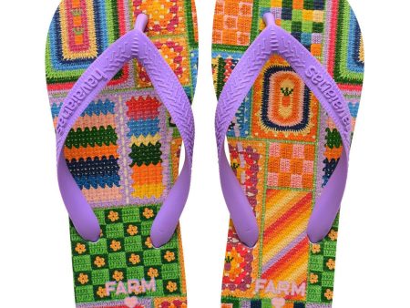 Chinelo Havaianas Farm Bordado Fashion