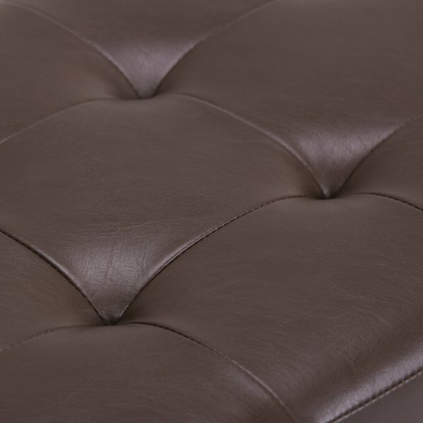 Cosmopolitan - Storage Ottoman - Chocolate Brown Hot on Sale