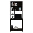 Sawgrass Writing Computer Desk, Hutch, Four Shelves Online Sale