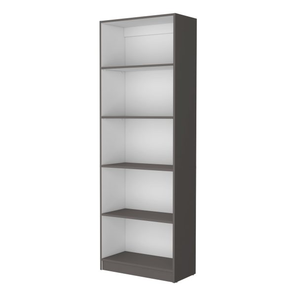 Sutton 4 Shelves Bookcase with Modern Storage Shelves For Sale