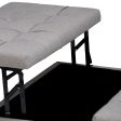 Harrison - Coffee Table Storage Ottoman - Dove Grey Online