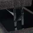 Harrison - Coffee Table Storage Ottoman - Ebony Supply