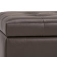 Cosmopolitan - Storage Ottoman - Chocolate Brown Hot on Sale