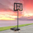 Outdoor portable basketball rack, suitable for children and adults, durable family game set For Cheap