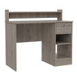 Charlotte Computer Desk with 2 Storage Shelves and Drawer Discount