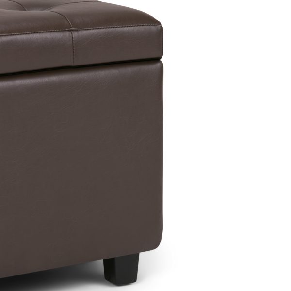 Cosmopolitan - Storage Ottoman - Chocolate Brown Hot on Sale