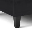 Harrison - Small Coffee Table Storage Ottoman - Midnight Black Supply