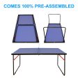 Table Tennis Table Foldable & Portable Ping Pong Table Set with Net and 2 Ping Pong Paddles for Indoor Outdoor Game Discount