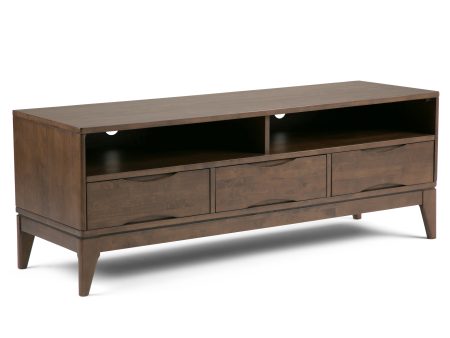 Harper - TV Media Stand - Walnut Brown Online Sale