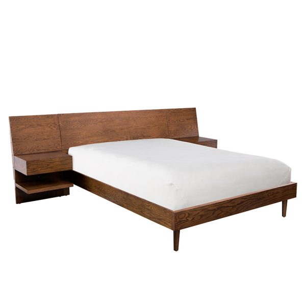 Bed with 2 Nightstands Online now