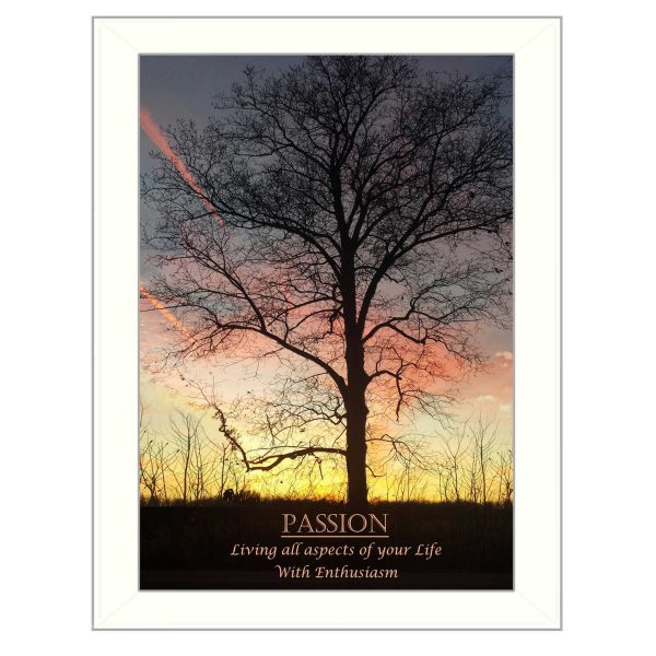 Passion  By Trendy Decor4U, Printed Wall Art, Ready To Hang Framed Poster, White Frame Hot on Sale