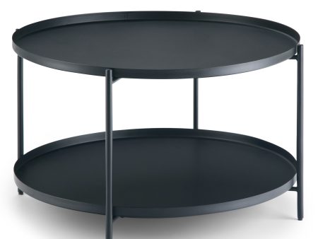 Monet - Metal Coffee Table - Black Discount