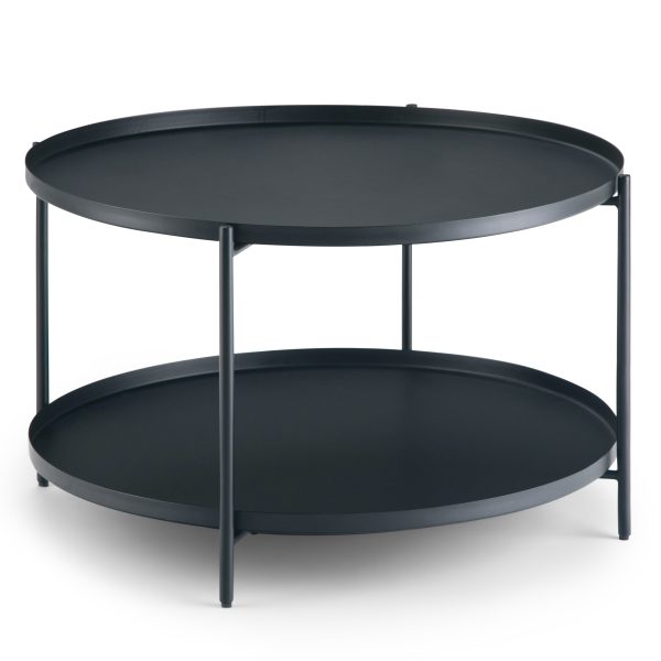 Monet - Metal Coffee Table - Black Discount