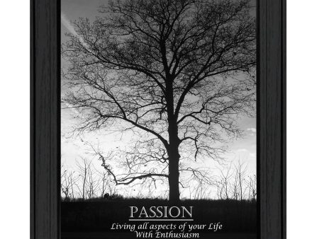 Passion  By Trendy Decor4U, Printed Wall Art, Ready To Hang Framed Poster, Black Frame on Sale