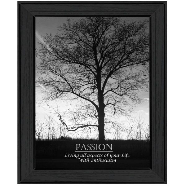 Passion  By Trendy Decor4U, Printed Wall Art, Ready To Hang Framed Poster, Black Frame on Sale