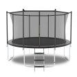 10FT Trampoline with Safety Enclosure Net, Outdoor Trampoline with Heavy Duty Jumping Mat and Spring Cover Padding for Kids and Adults on Sale