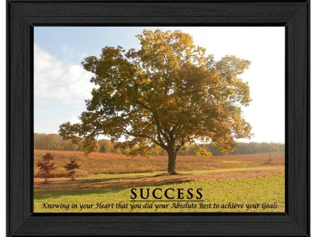 Success  By Trendy Decor4U, Printed Wall Art, Ready To Hang Framed Poster, Black Frame Online