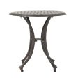 Outdoor 19  Cast Aluminum Side Table Discount