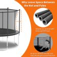 10FT Trampoline with Safety Enclosure Net, Outdoor Trampoline with Heavy Duty Jumping Mat and Spring Cover Padding for Kids and Adults on Sale