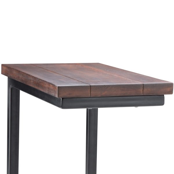 Skyler - C Side Table - Dark Cognac Brown Fashion