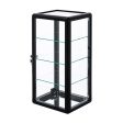 Tempered Glass Counter Top Display Showcase with Sliding Glass Door and Lock,Standard Aluminum Framing with Sliding Glass Door and Lock-display cabinet For Discount