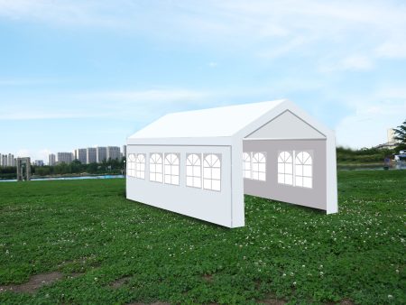 10 x20  Heavy Duty Carport Gazebo, Canopy Garage, Car Shelter with windows on Sale