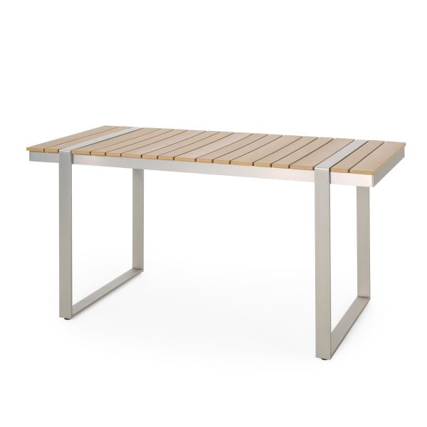 Dining Table, Silver + Natural Online now