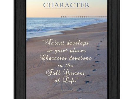 Character  By Trendy Decor4U, Printed Wall Art, Ready To Hang Framed Poster, Black Frame Online now