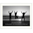 Teamwork  By Trendy Decor4U, Printed Wall Art, Ready To Hang Framed Poster, White Frame on Sale