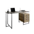 Techni Mobili Oak Computer Desk with Storage Supply