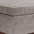 Owen - Lift Top Large Coffee Table Storage Ottoman - Distressed Grey Supply