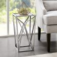 Angular Mirror Accent Table Online Hot Sale