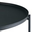 Monet - Metal Coffee Table - Black Discount