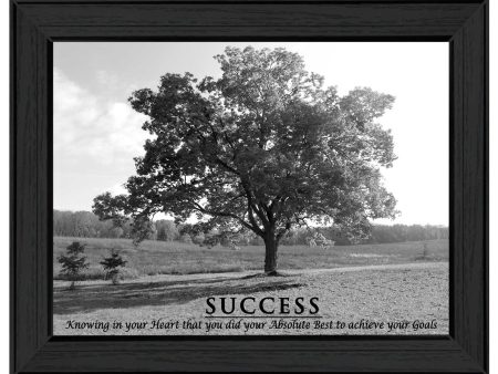 Success  By Trendy Decor4U, Printed Wall Art, Ready To Hang Framed Poster, Black Frame Cheap