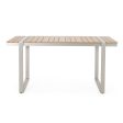 Dining Table, Silver + Natural Online now