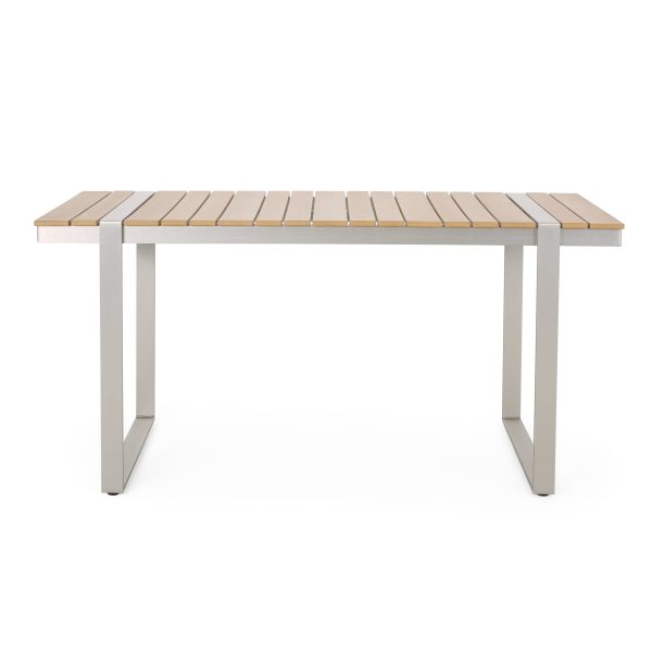 Dining Table, Silver + Natural Online now