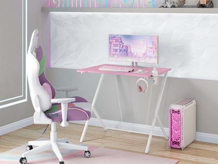 Techni Mobili Kids Gaming Desk, Pink For Sale