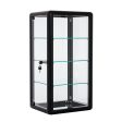 Tempered Glass Counter Top Display Showcase with Sliding Glass Door and Lock,Standard Aluminum Framing with Sliding Glass Door and Lock-display cabinet For Discount