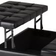 Harrison - Coffee Table Storage Ottoman - Midnight Black Hot on Sale