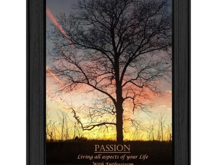 Passion  By Trendy Decor4U, Printed Wall Art, Ready To Hang Framed Poster, Black Frame Online Hot Sale