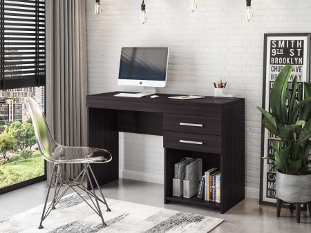 Techni Mobili Home Office Workstation with Storage, Espresso Online Sale