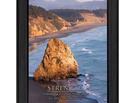 Strength  By Trendy Decor4U, Printed Wall Art, Ready To Hang Framed Poster, Black Frame on Sale