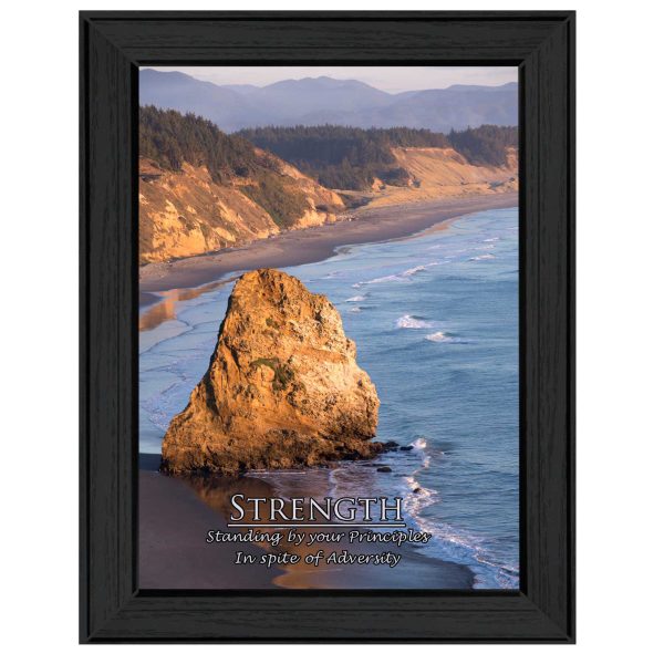 Strength  By Trendy Decor4U, Printed Wall Art, Ready To Hang Framed Poster, Black Frame on Sale