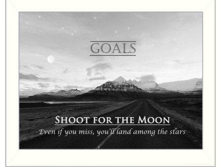 Goals  By Trendy Decor4U, Printed Wall Art, Ready To Hang Framed Poster, White Frame Cheap